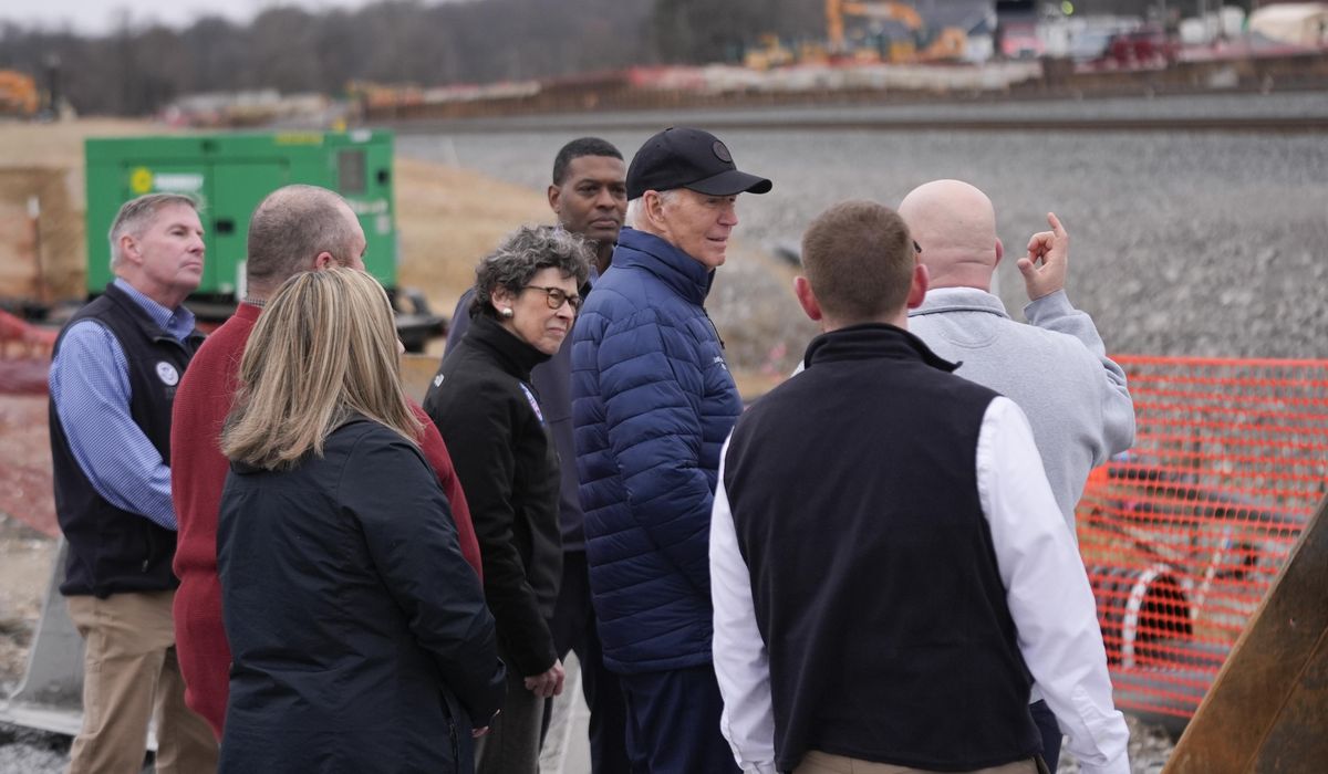 NextImg:Biden pledges to ‘stay to the very end’ in Ohio recovery from toxic derailment