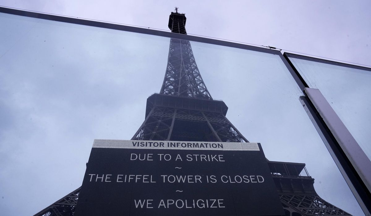 NextImg:Strike at the Eiffel Tower closes one of the world’s most popular monuments to visitors