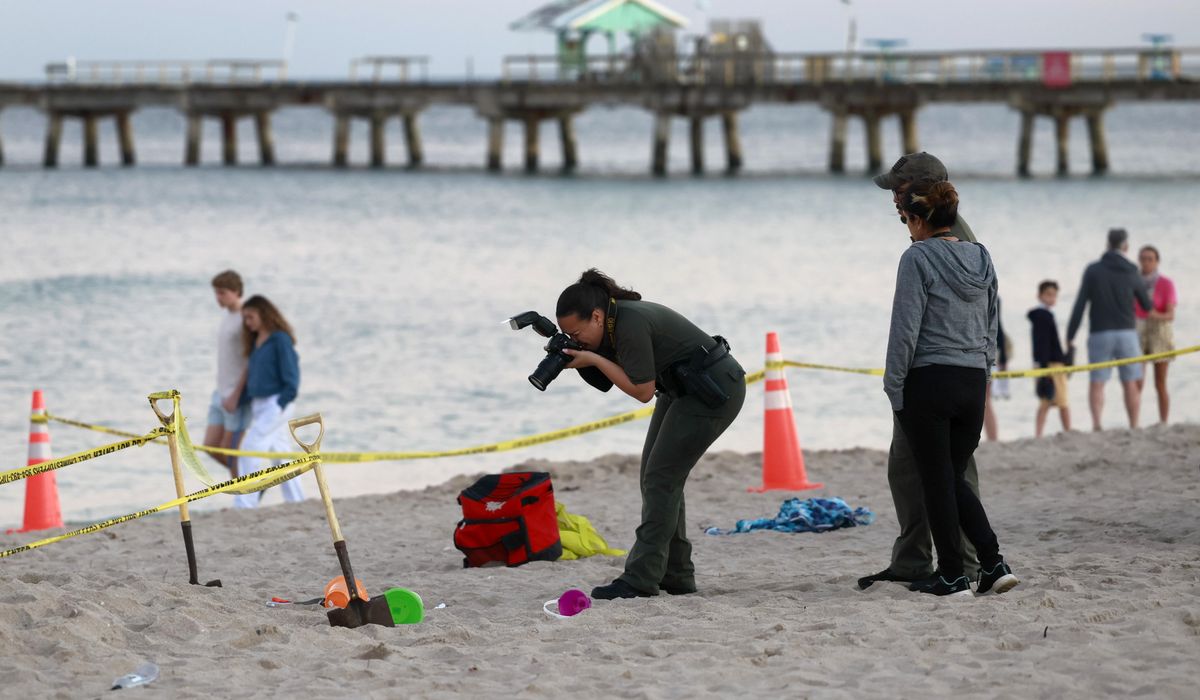 NextImg:A sand hole collapse in Florida killed a child. Such deaths occur several times a year in the U.S.