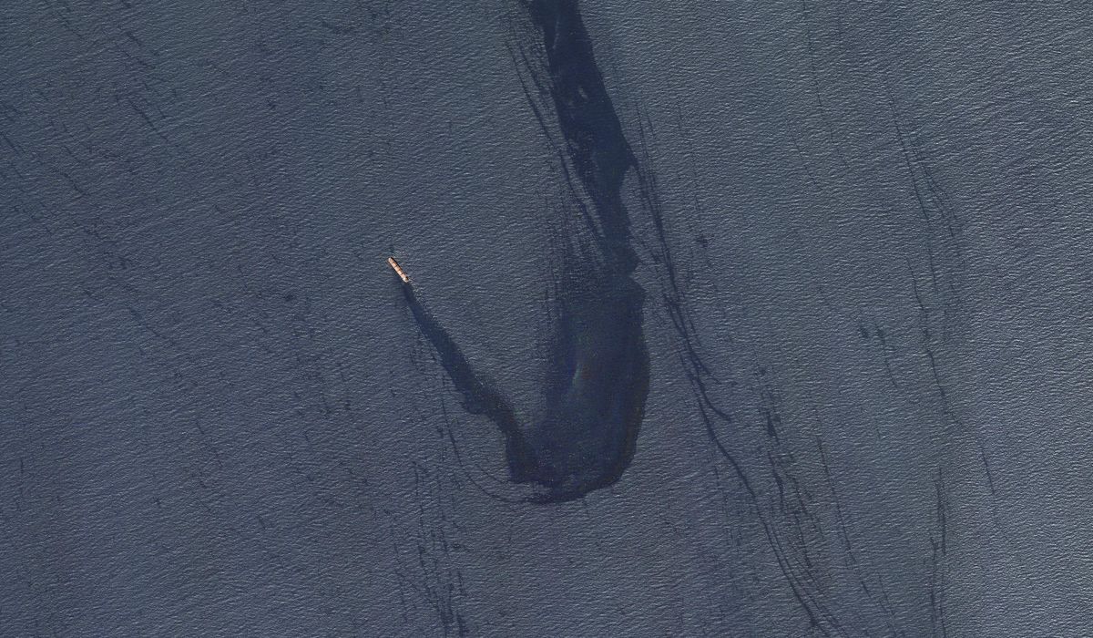 NextImg:An attack on a cargo ship in the Red Sea has caused a miles-long oil slick. Things could get worse