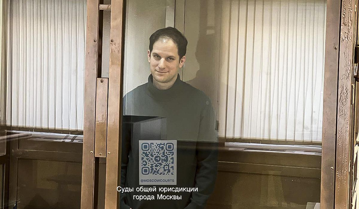 NextImg:A Russian court extends the pretrial detention for an American reporter accused of spying