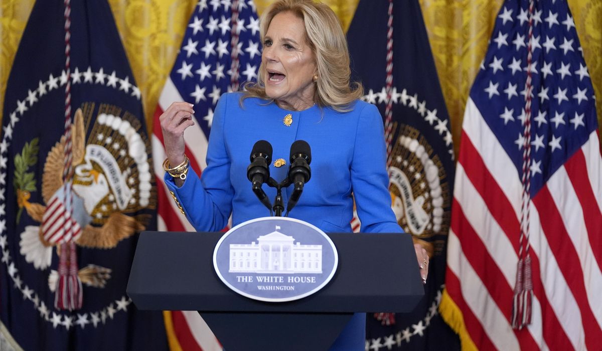 NextImg:First lady Jill Biden implores an ‘often mired in gridlock’ Congress to follow governors’ lead