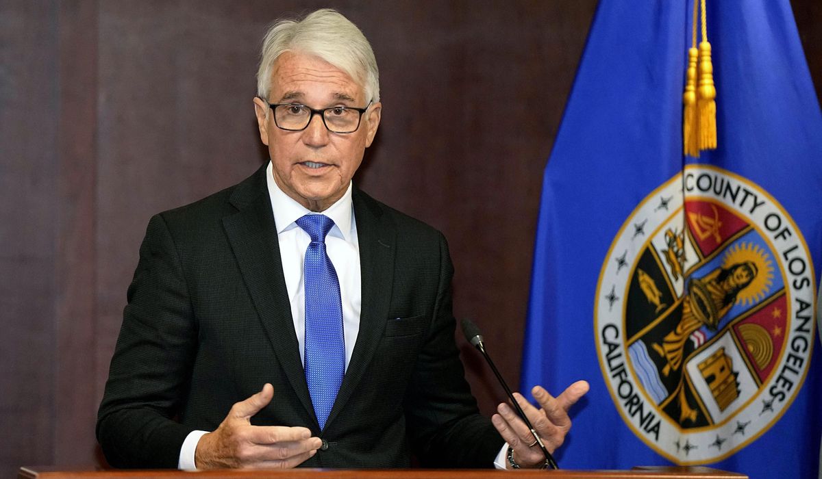 NextImg:Los Angeles DA George Gascon sued for punishing prosecutor for ‘misgendering’ sex offender