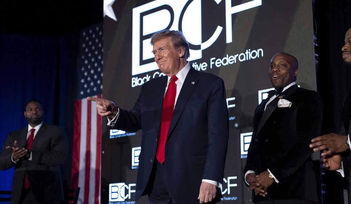 NextImg:At conservative gala, Trump remarks show challenges in GOP Black voter outreach