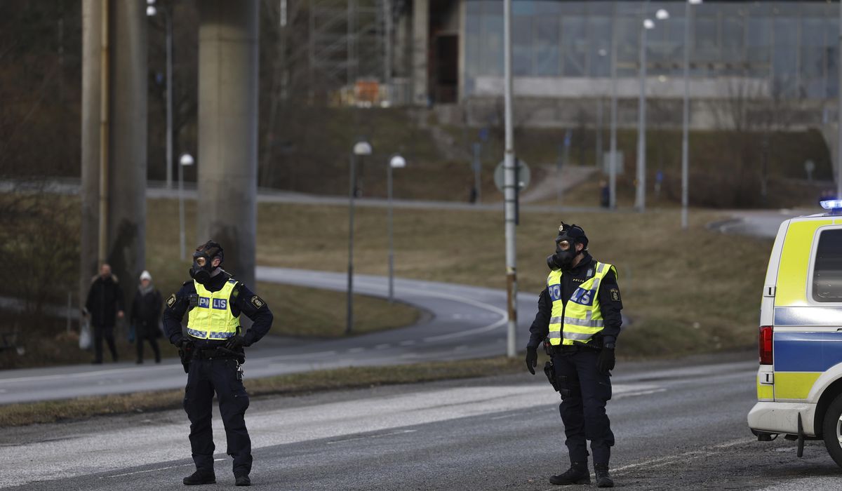 NextImg:Police in Sweden evacuate about 500 people from security agency over suspected gas leak