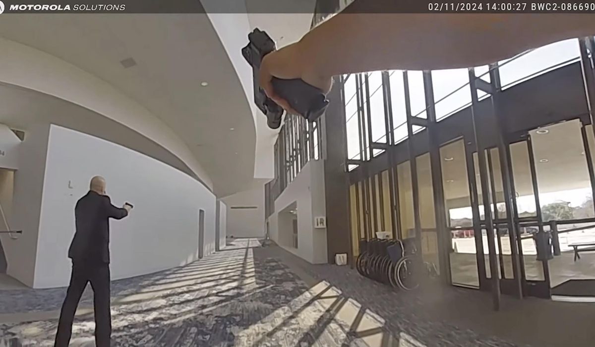 NextImg:WATCH: Video shows barrage of gunfire as officers stop shooter at Joel Osteen’s megachurch