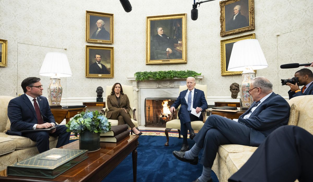 NextImg:Johnson, Schumer optimistic about avoiding shutdown after White House meeting