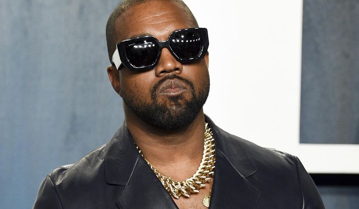 FILE - Kanye West arrives at the Vanity Fair Oscar Party, Feb. 9, 2020, in Beverly Hills, Calif. The estate of Donna Summer sued Ye, formerly Kanye West, and Ty Dolla $ign on Tuesday, Feb. 27, 2024, for what its attorneys say is the “shamelessly” illegal use of her 1977 song “I Feel Love” in their collaboration “Good (Don’t Die).” The copyright infringement lawsuit was filed in federal court in Los Angeles by Summer’s husband Bruce Sudano in his capacity as executor of the estate of the singer-songwriter and “Disco Queen,” who died in 2012. (Photo by Evan Agostini/Invision/AP, File)
