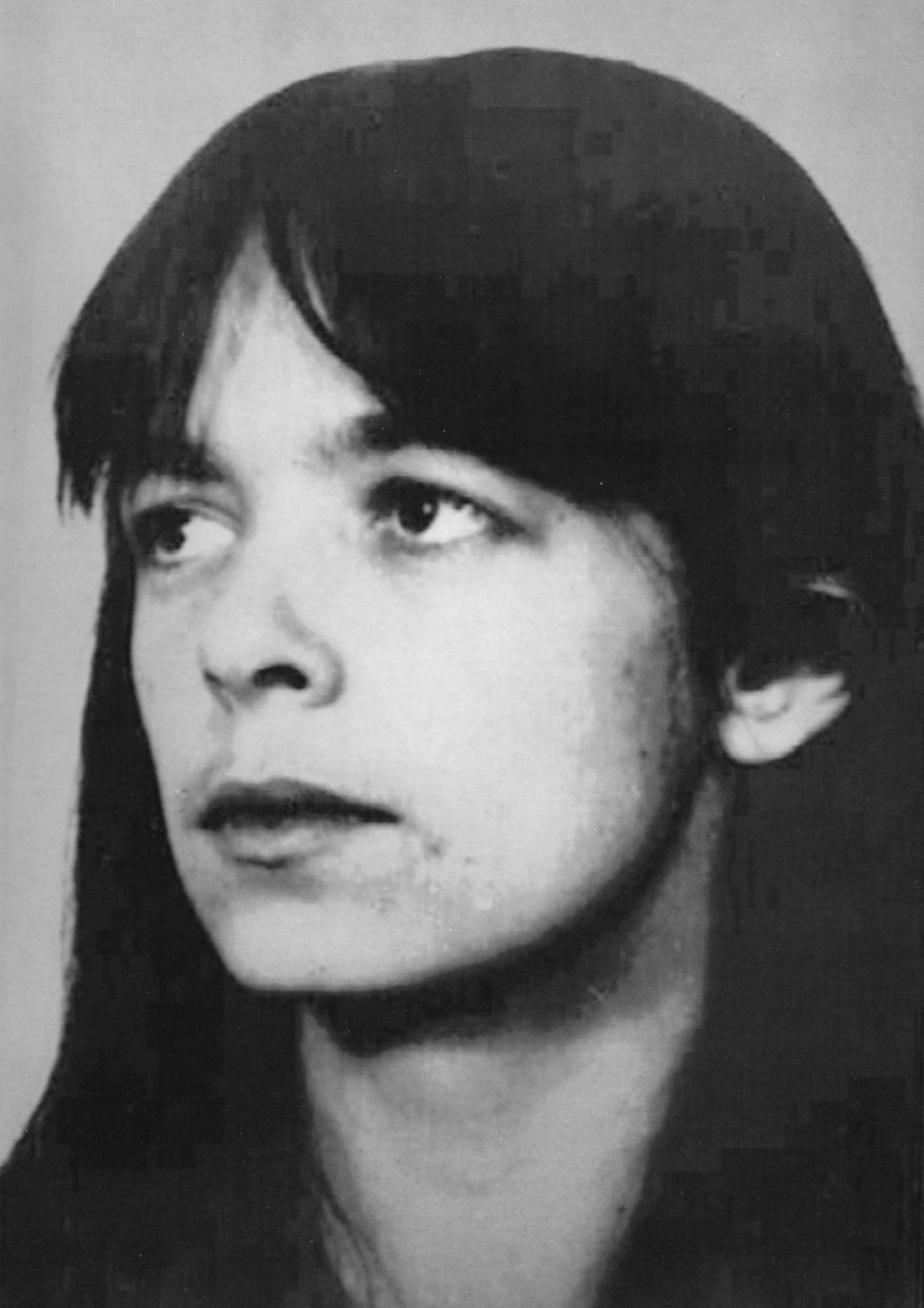 1988 portrait of RAF (Red Army Faction) member Daniela Klette, handed out by German police in 1993. A former member of the disbanded left-wing militant Red Army Faction group has been arrested after more than 30 years on the run, German authorities said Tuesday, Feb. 27. 2024. (AP Photo) **FILE**