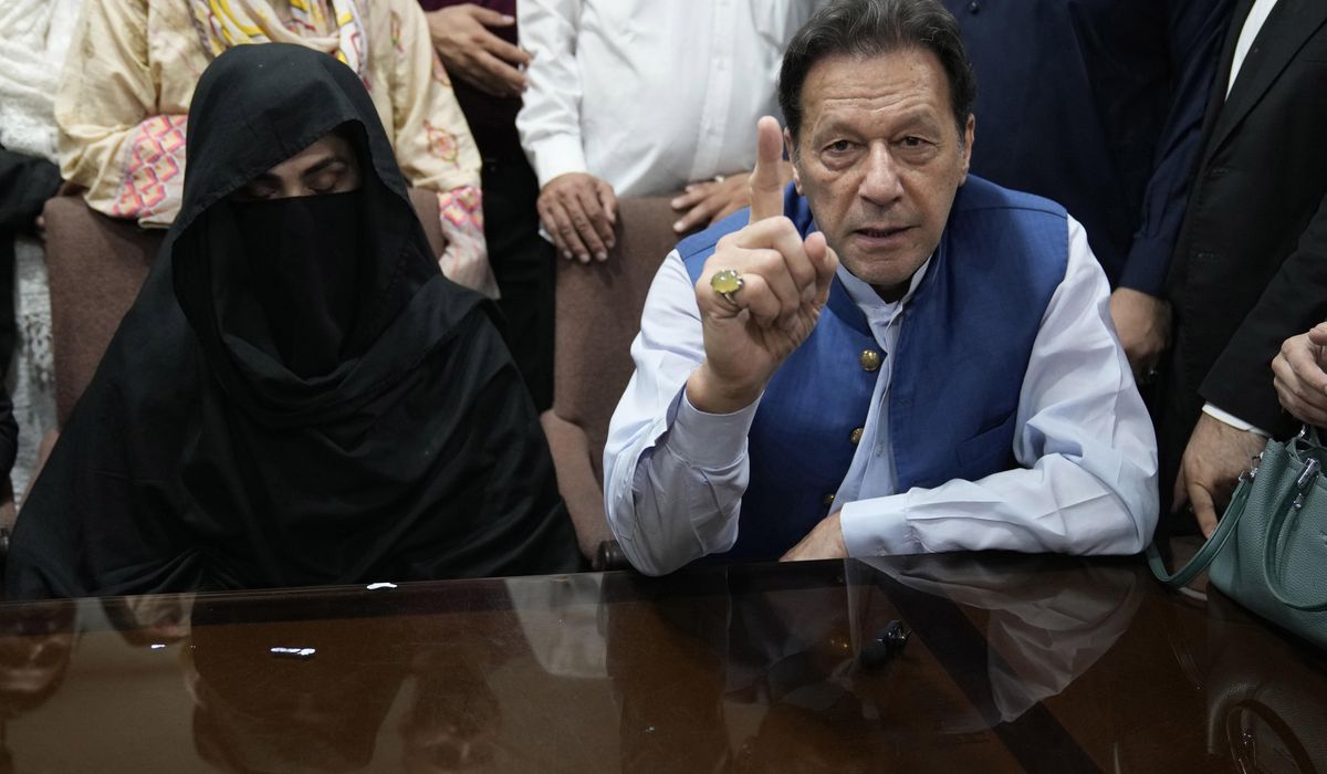 NextImg:Pakistan’s Imran Khan and his wife appear in court and plead not guilty in another graft case