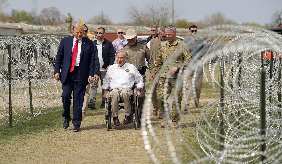 NextImg:Trump says the border is ‘Joe Biden invasion’