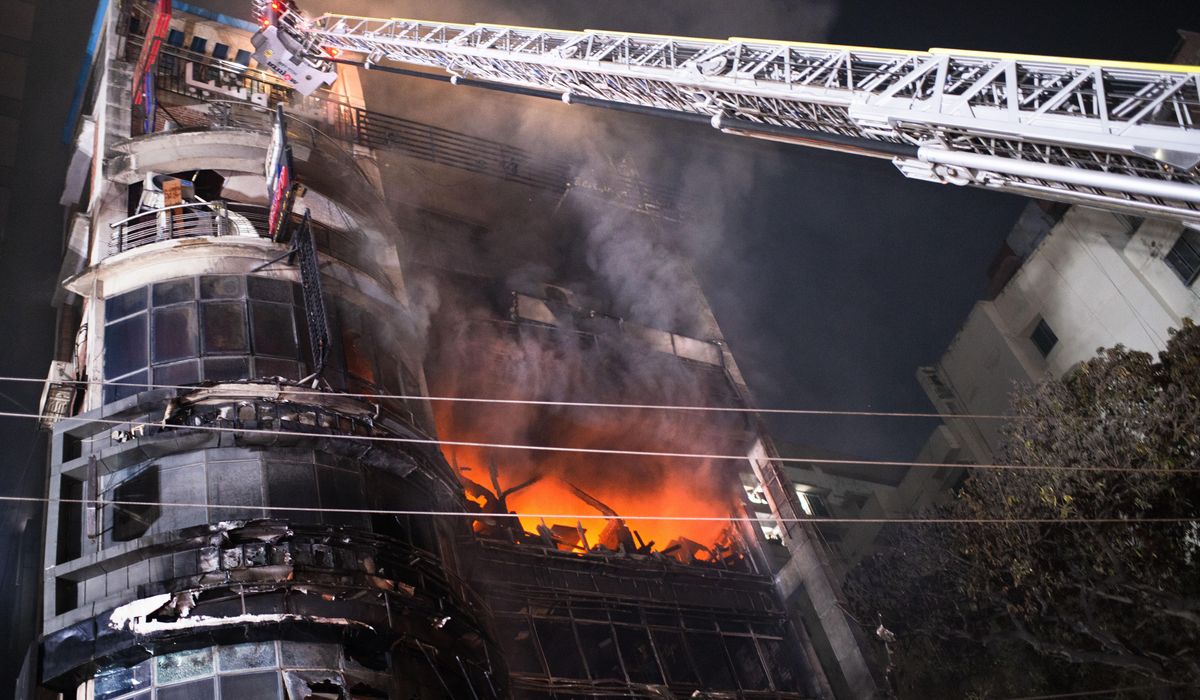 NextImg:Fire in Bangladesh capital leaves at least 43 people dead, health minister says