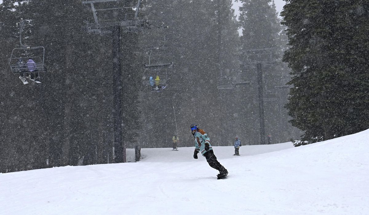 NextImg:Parts of the Sierra Nevada likely to get 10 feet of snow from powerful storm by weekend