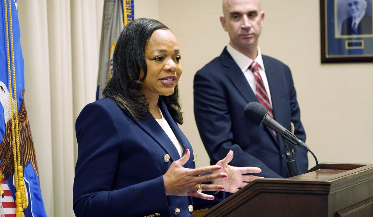 NextImg:DOJ’s Kristen Clarke admits arrest after lying at confirmation