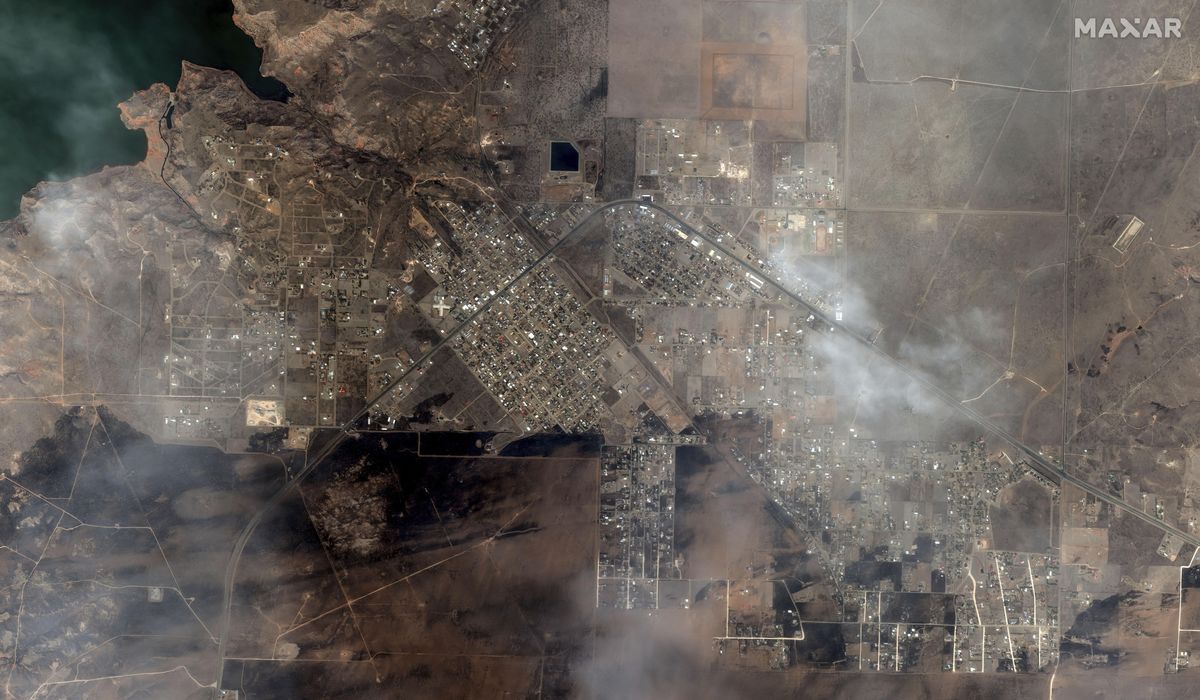 NextImg:A wildfire scorching the Texas Panhandle has grown to the largest in state history