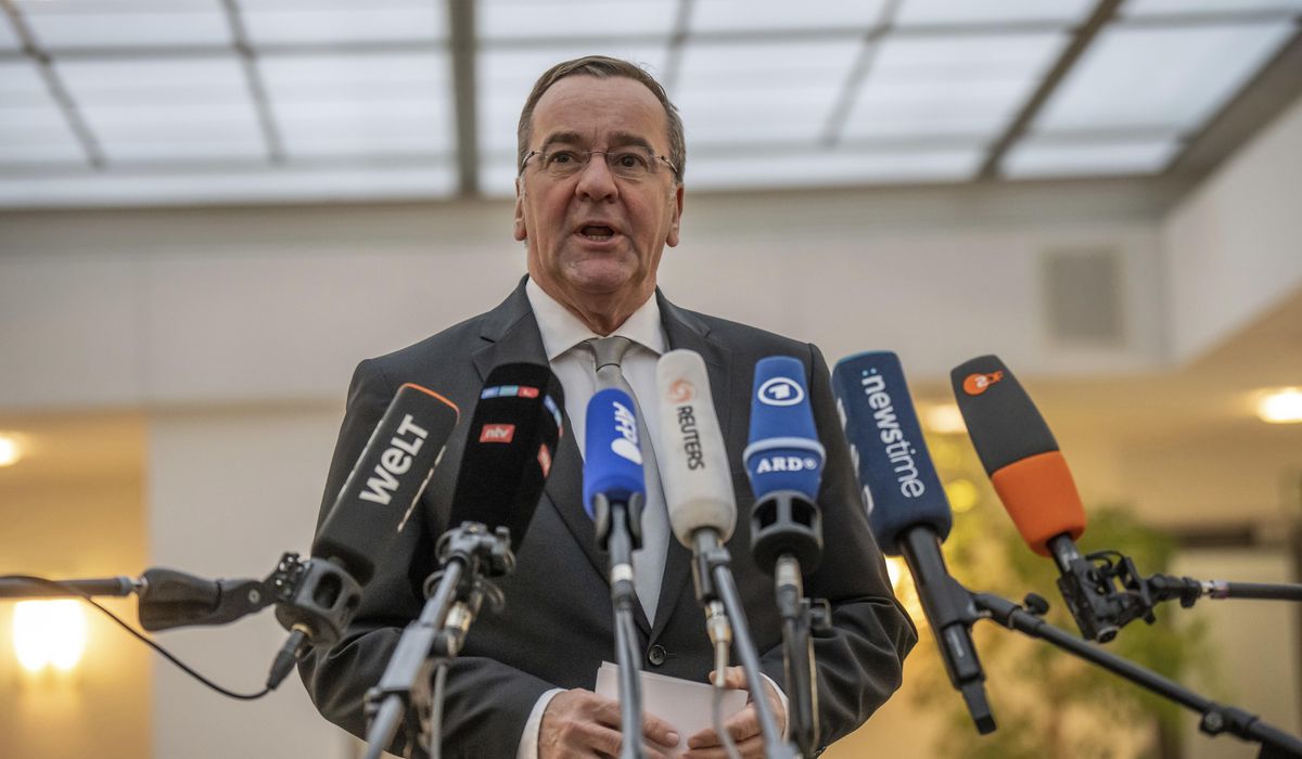NextImg:German defense minister said leaked audio is part of Russia’s ‘information war’ against West