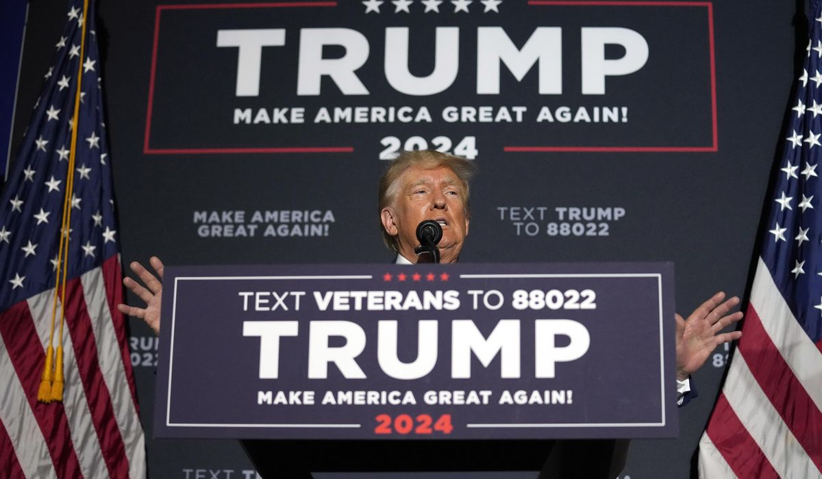 NextImg:Trump calls House Democrats who want to bounce him from ballot ‘real losers’