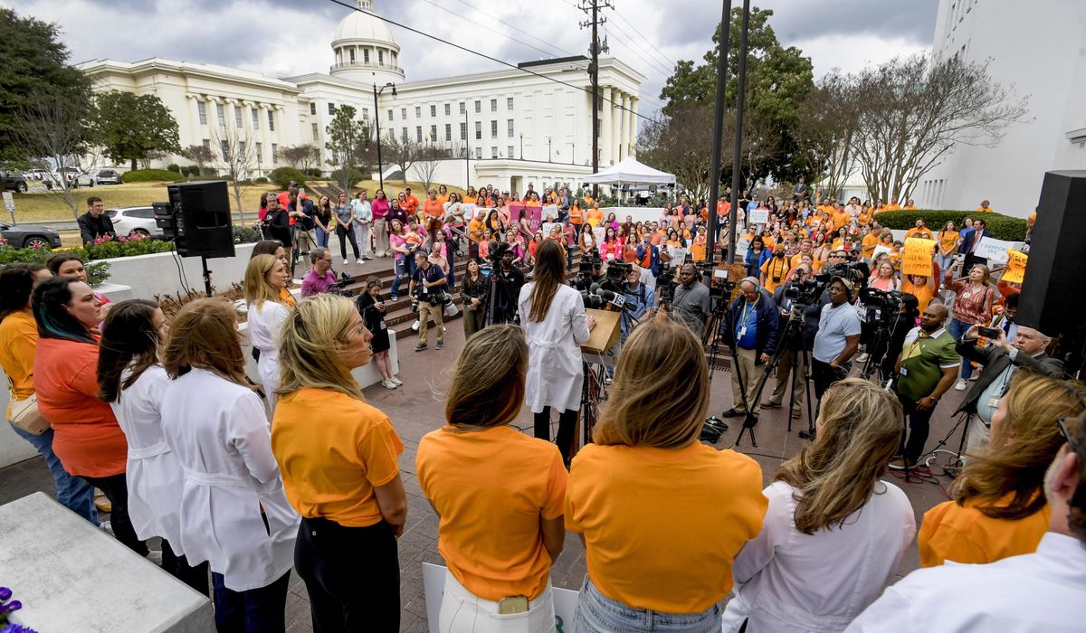 NextImg:Alabama lawmakers aim to approve immunity laws for IVF providers