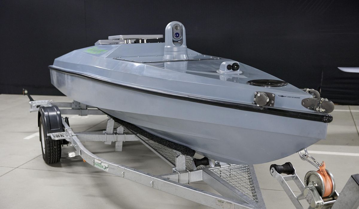 NextImg:Ukraine claims it has sunk another Russian warship in the Black Sea using high-tech sea drones