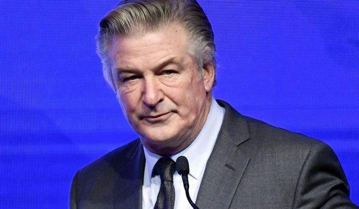 Alec Baldwin emcees the Robert F. Kennedy Human Rights Ripple of Hope Award Gala at New York Hilton Midtown on Dec. 9, 2021, in New York. A jury convicted movie armorer Hannah Gutierrez-Reed of involuntary manslaughter Wednesday, March 6, 2024, in the fatal shooting of cinematographer Halyna Hutchins by actor Alec Baldwin during a rehearsal on the set of the Western movie “Rust.” Baldwin has been indicted on a charge of involuntary manslaughter and has pleaded not guilty ahead of a July trial date. (Photo by Evan Agostini/Invision/AP, File)