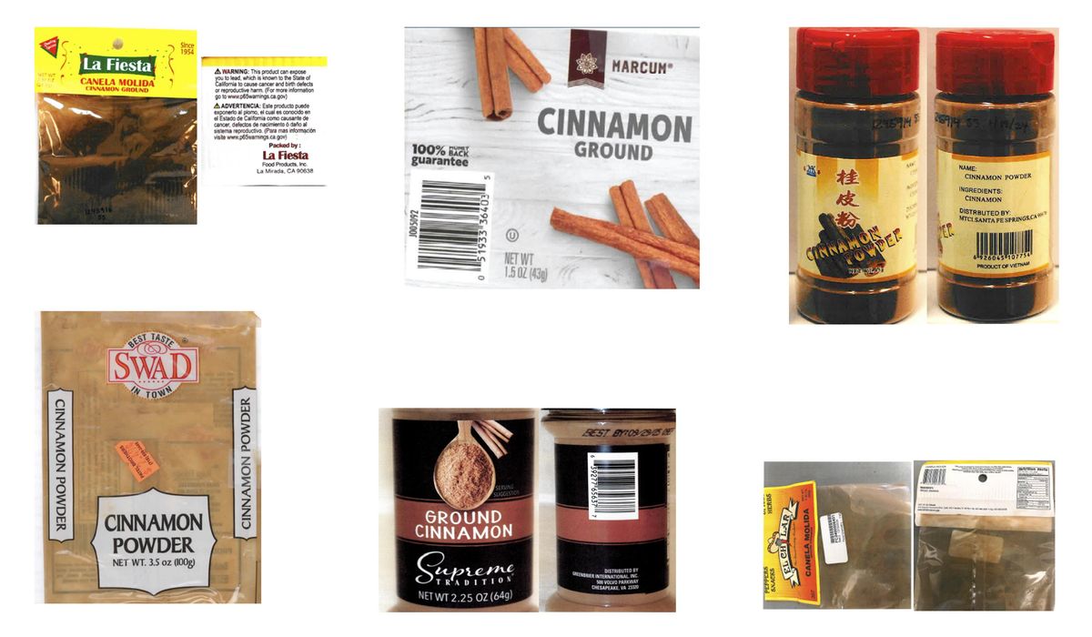 NextImg:Ground cinnamon sold at discount stores is tainted with lead, FDA warns