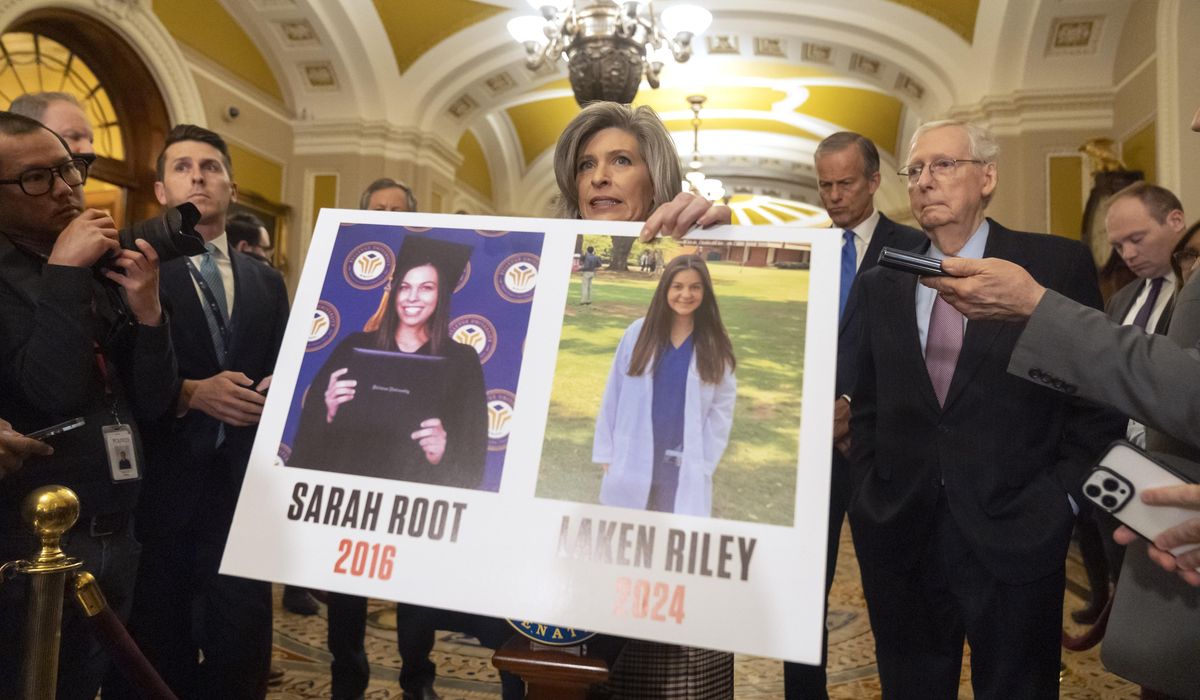 NextImg:House passes Laken Riley bill to rebuke Biden over border ahead of State of Union speech