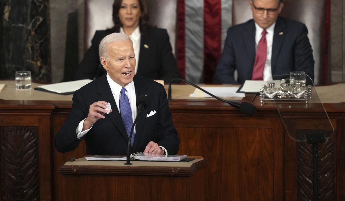 NextImg:Democrats defend Biden after messing up Laken Riley’s name in State of the Union speech
