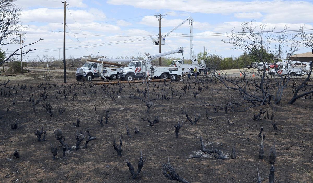 NextImg:Power lines ignited the largest wildfire in Texas history and one nearby, officials say