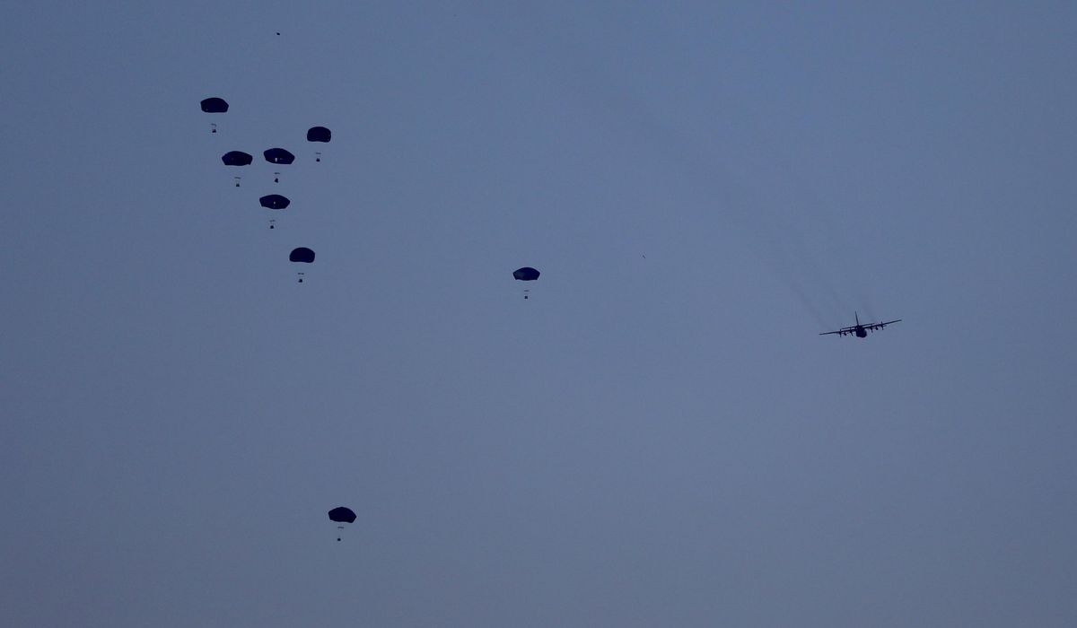NextImg:Five killed, 10 wounded in humanitarian airdrop over Gaza