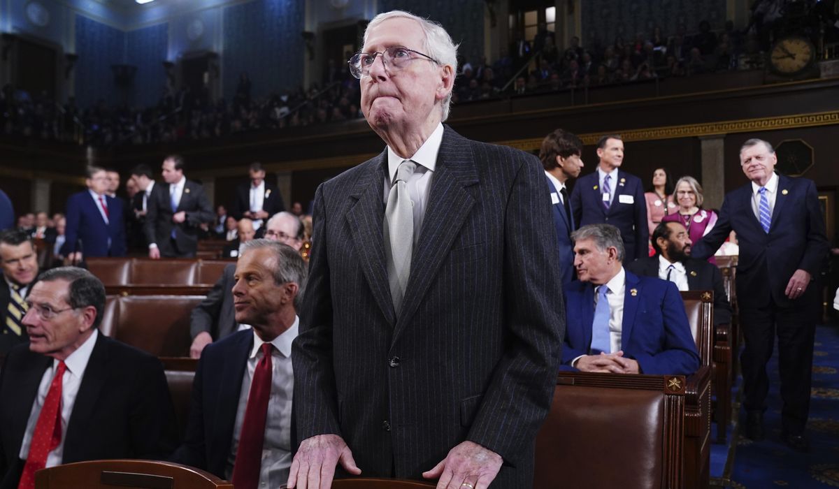 NextImg:McConnell grows impatient with Speaker Johnson as Ukraine aid stalls in GOP House