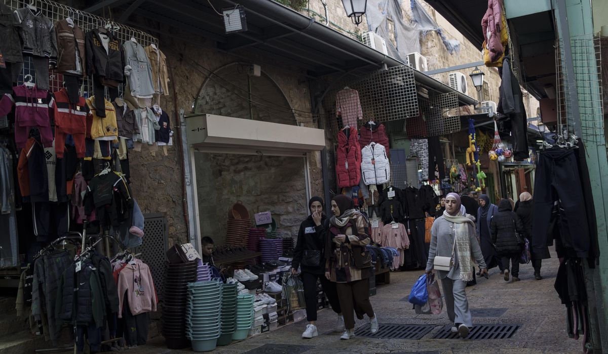 NextImg:On eve of Ramadan, Jerusalem’s Old City offers little festivity as Gaza war rages