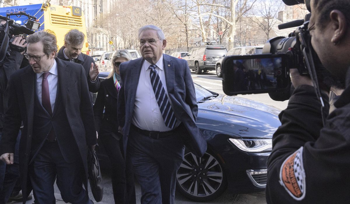 NextImg:Sen. Bob Menendez pleads not guilty to new charges in bribery case