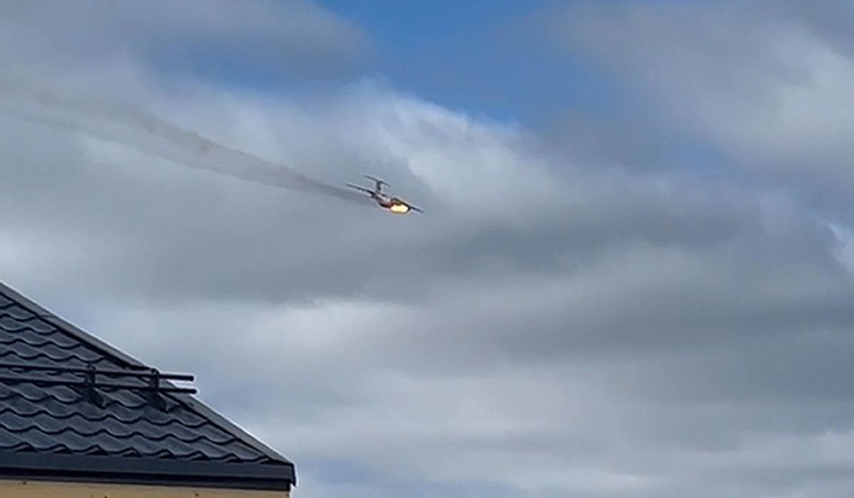 NextImg:A Russian military transport plane with 15 people on board has crashed on takeoff, officials say