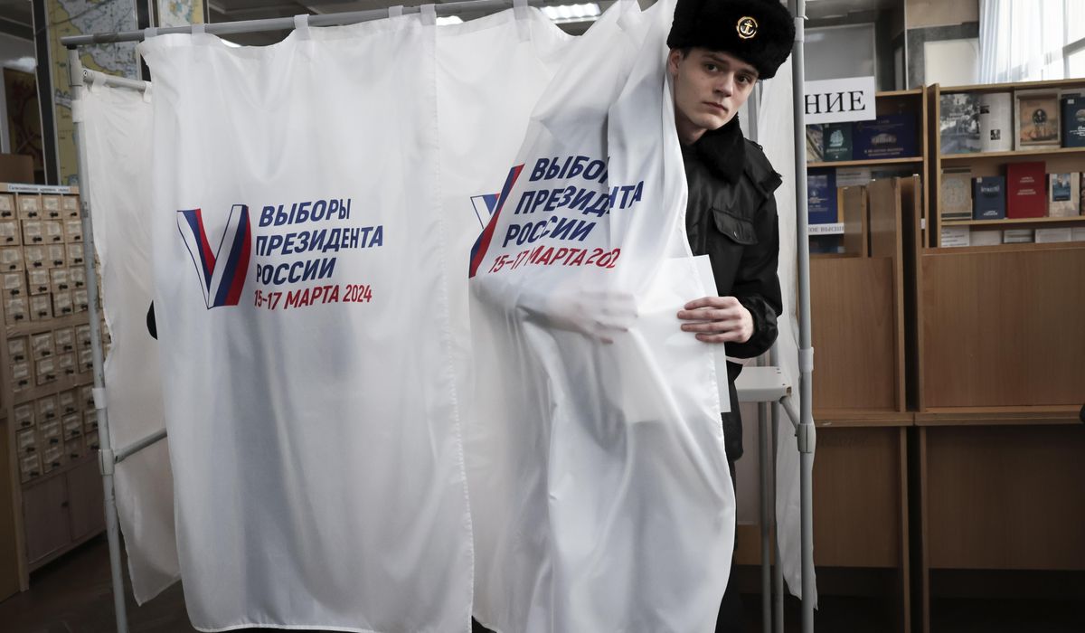 NextImg:Russians are voting in an election that holds little suspense after Putin crushed dissent
