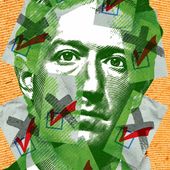 Mark Zuckerberg&#x27;s Zuck Bucks and the election process illustration by Greg Groesch / The Washington Times