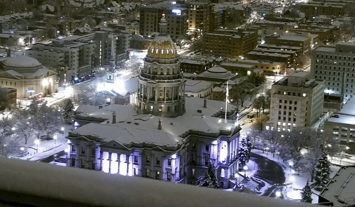 NextImg:Double-digit snowfall forcing Colorado flight cancellations, shutting down highway to ski resorts