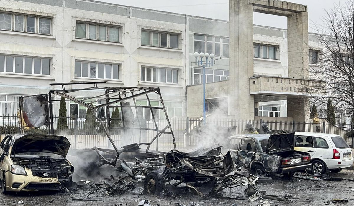 NextImg:Russia says Ukrainian shelling killed 2 in a border city while it thwarted an incursion