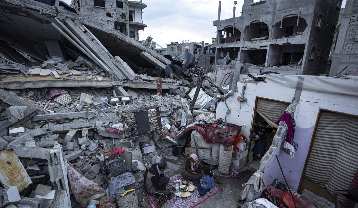 NextImg:Palestinians describe bodies and ambulances crushed in Israel’s ongoing raid around Gaza hospital