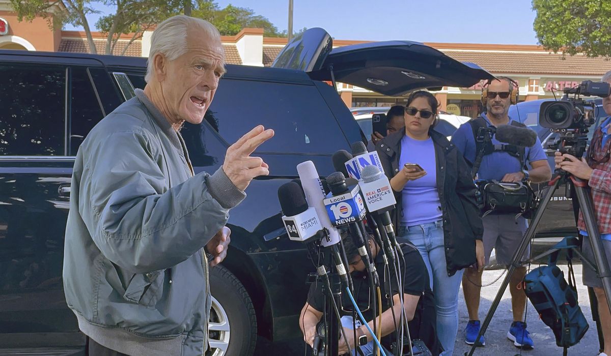 NextImg:Peter Navarro enters federal prison unbowed: ‘I will walk proudly in there to do my time’