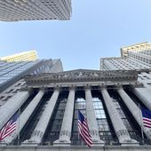 The New York Stock Exchange is shown on Tuesday, March 19, 2024, in New York. Stocks are opening lower as some of Wall Street&#x27;s mania around artificial-intelligence technology cools. (AP Photo/Peter Morgan)