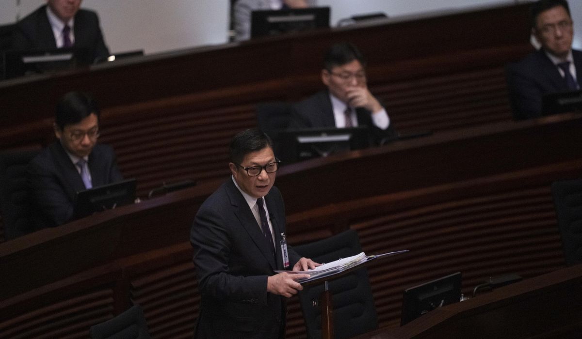 NextImg:Hong Kong lawmakers unanimously approve law that gives government more power to curb dissent