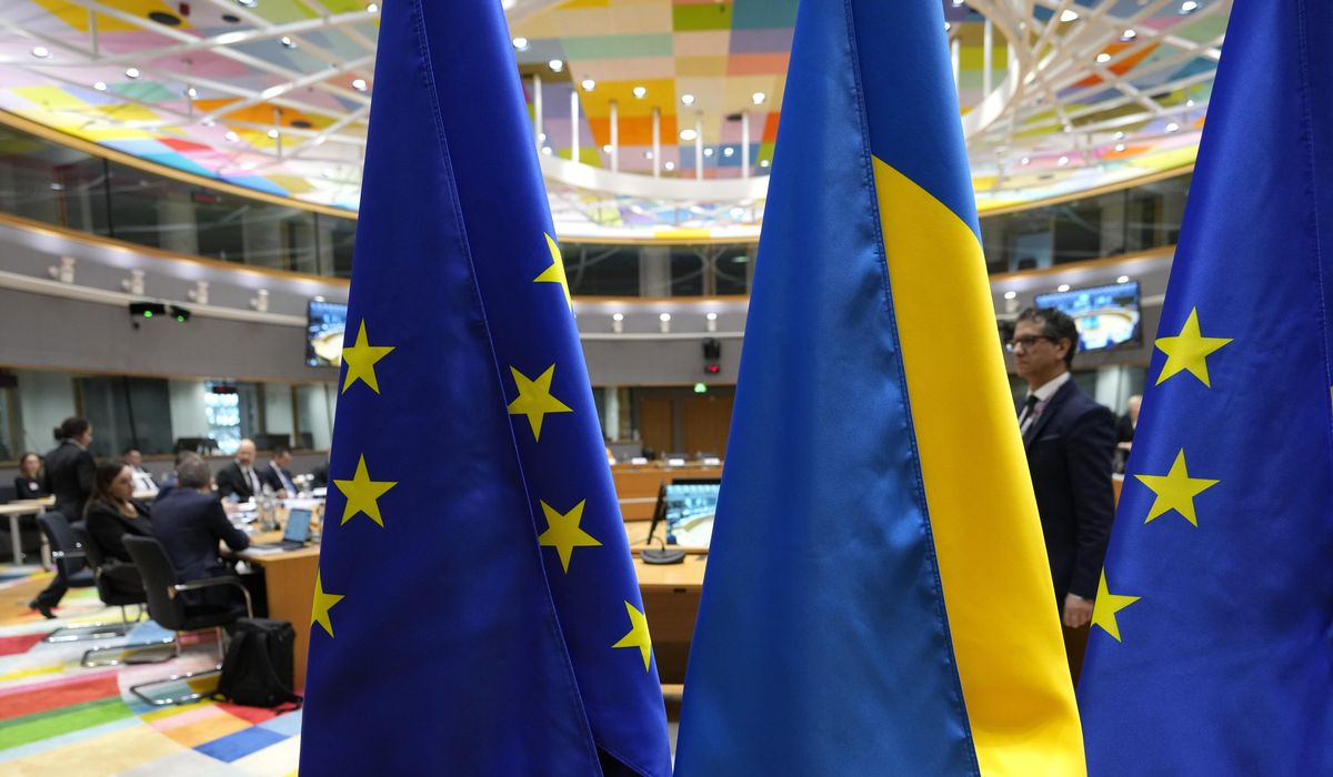 NextImg:EU leaders gather with Ukraine ammunition production and Gaza aid at the top of their agenda
