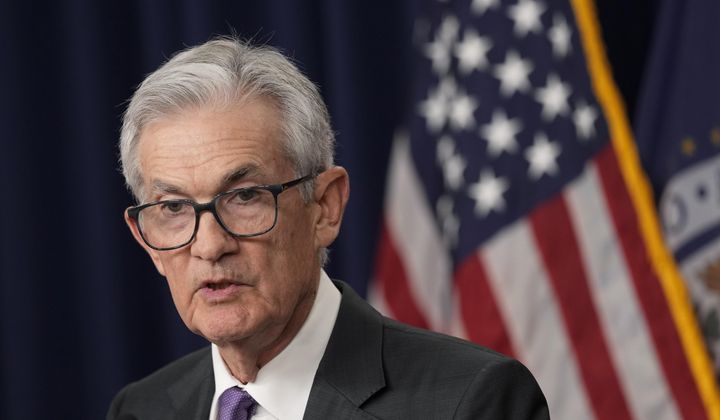 Federal Reserve Board Chair Jerome Powell speaks during a news conference at the Federal Reserve in Washington, Wednesday, March 20, 2024. (AP Photo/Susan Walsh) ** FILE **
