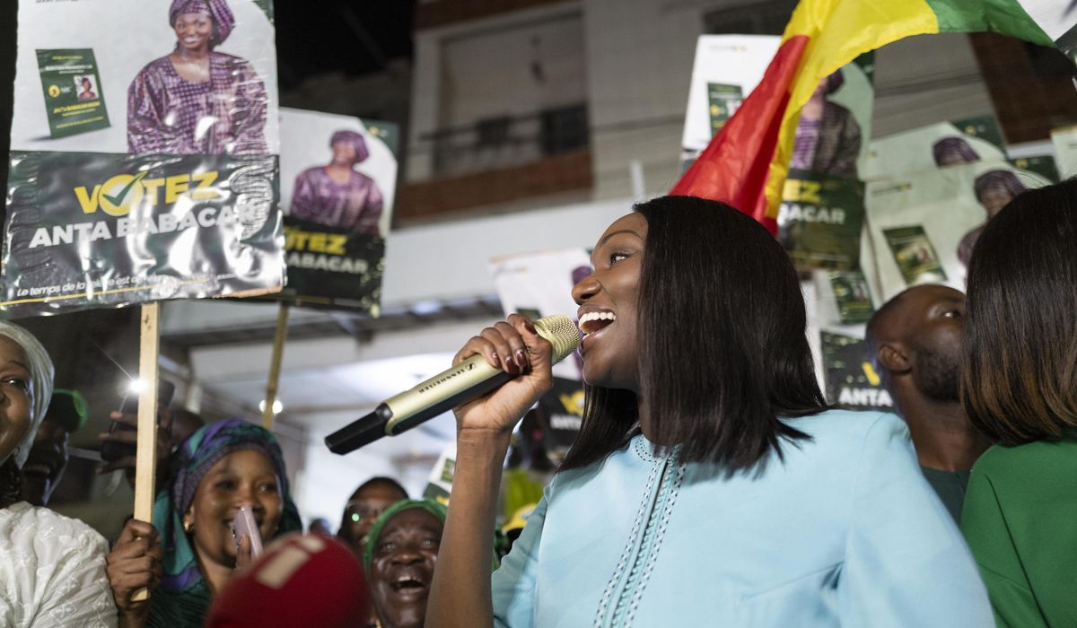 NextImg:The first woman to run for president in years inspires hope in Senegal