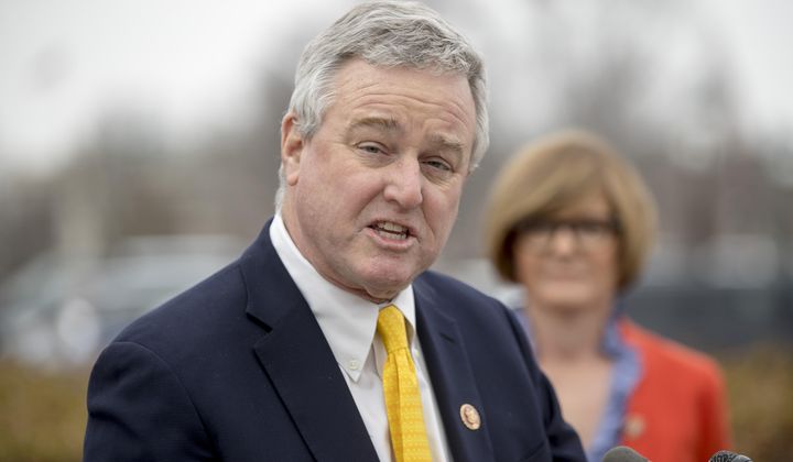 U.S. Rep. David Trone, D-Md., is seen speaking at a news conference on Capitol Hill in Washington on Jan. 17, 2019. Rep. Trone has hit an all-time high for self-funding of a primary race after reports revealed he pumped another $18.5 million of his own money into his campaign for Maryland&#x27;s open Senate seat. (AP Photo/Andrew Harnik) **FILE**