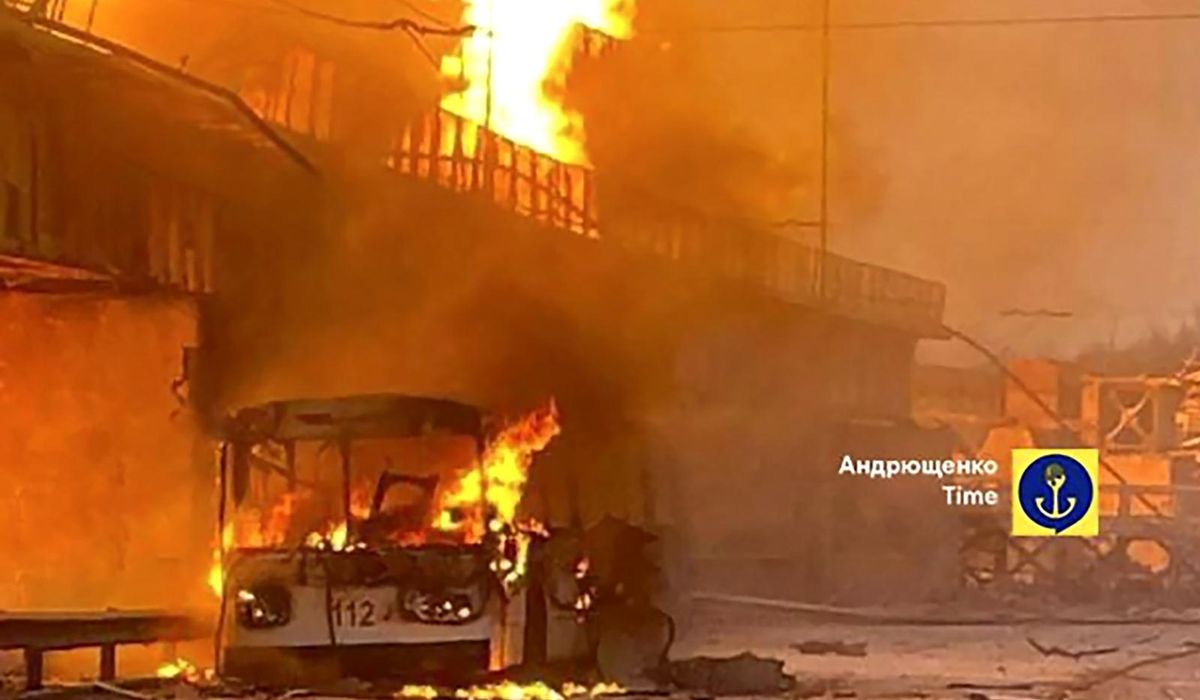 NextImg:Russia attacks Ukrainian electrical power facilities, including major hydroelectric plant