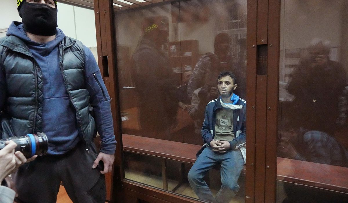 NextImg:3 or 4 suspects charged in Russia concert hall attack admit guilt during hearing