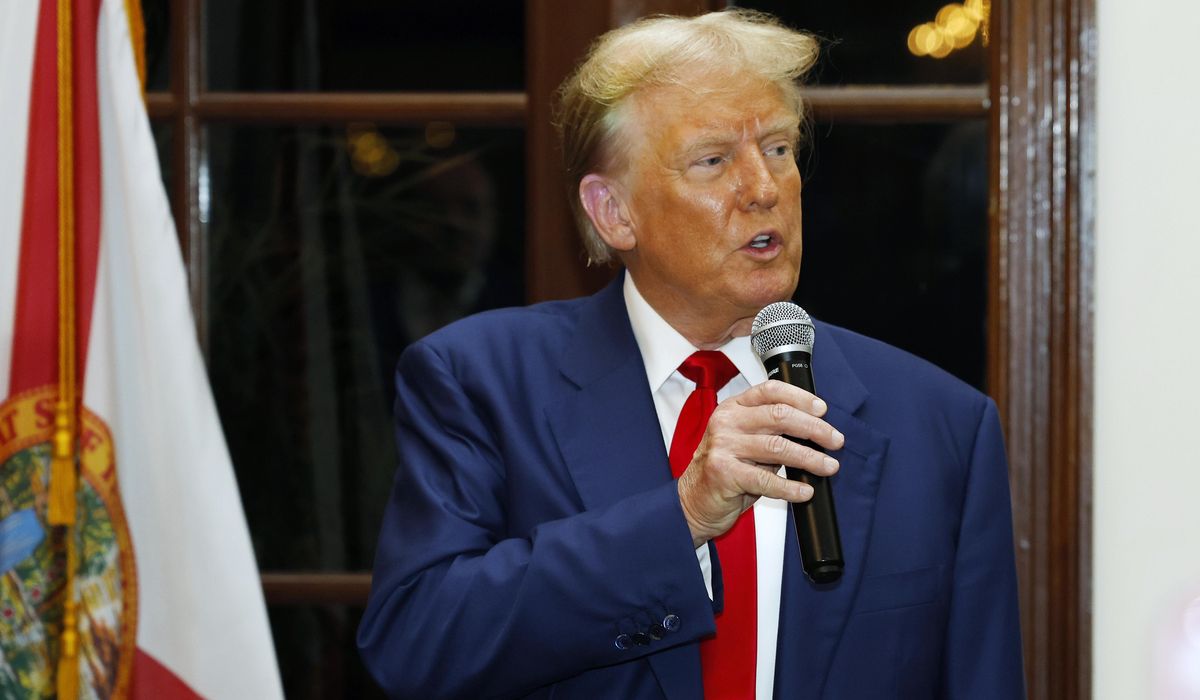 NextImg:Trump rails against Democratic Party connections to judge in N.Y. hush money case