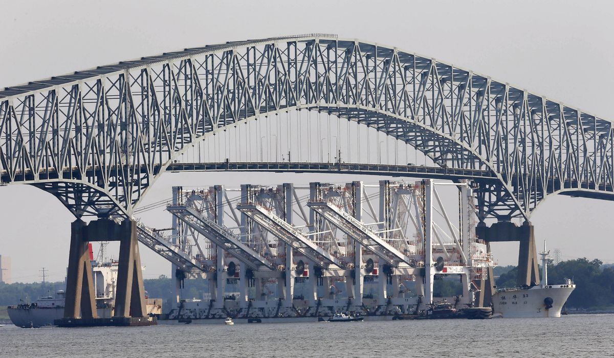 NextImg:Francis Scott Key Bridge in Baltimore collapses after ship struck it, sending vehicles into water