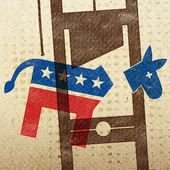 Democrats corrupted the legal system illustration by Greg Groesch / The Washington Times